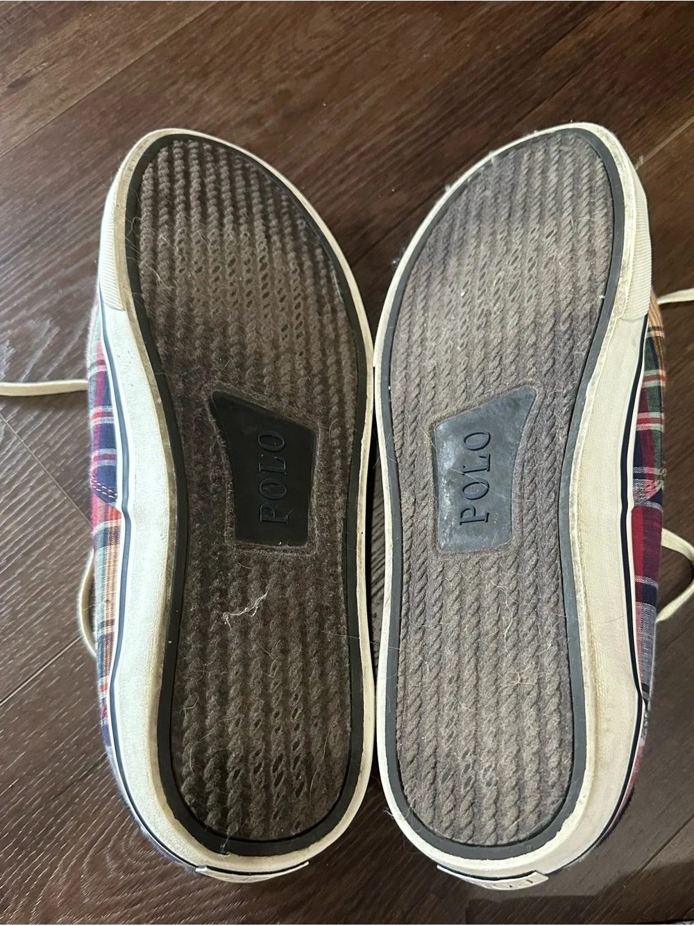 Polo Ralph Lauren Thorton III Mens Shoes 13 D Multicolor Plaid